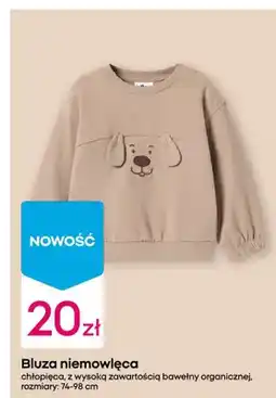 Pepco Bluza niemowlęca chłopięca, z wysoką zawartością bawełny organicznej oferta