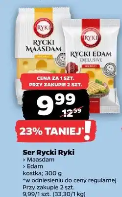 Netto Ser Rycki Maasdam kostka oferta