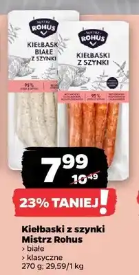Netto Kiełbaski z szynki klasyczne oferta