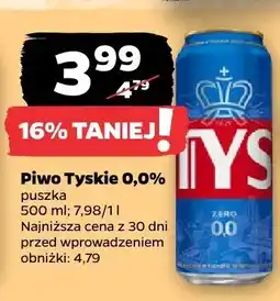 Netto Piwo Tyskie 0,0% oferta