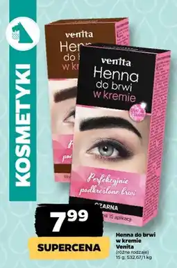 Netto Henna do brwi w kremie, różne rodzaje oferta