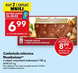 Lewiatan Czekolada mleczna z całymi orzechami laskowymi oferta