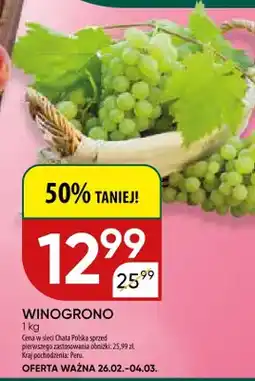 Chata Polska Winogrono oferta