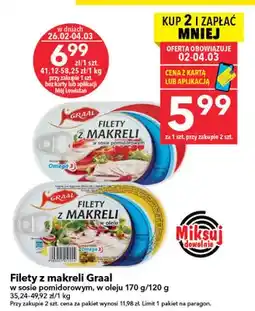 Lewiatan Filety z makreli w oleju oferta