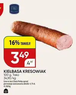 Chata Polska Kiełbasa kresowiak oferta
