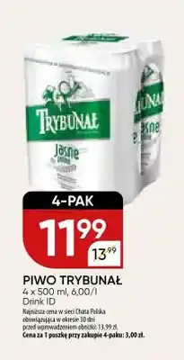 Chata Polska Piwo Trybunał 4-pak oferta