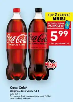 Lewiatan Napój gazowany Zero Cukru oferta