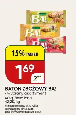 Chata Polska Baton zbożowy Ba! oferta