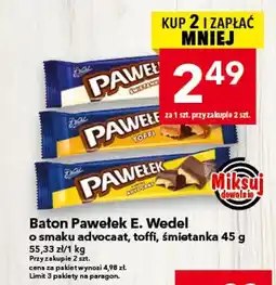 Lewiatan Baton o smaku toffi oferta