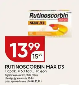 Chata Polska Rutinoscorbin Max D3 oferta