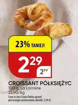 Chata Polska Croissant półksiężyc oferta