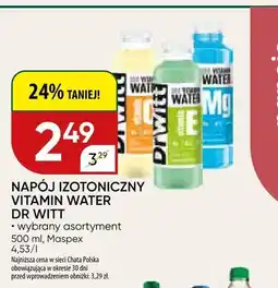 Chata Polska Napój izotoniczny Vitamin Water Dr Witt oferta