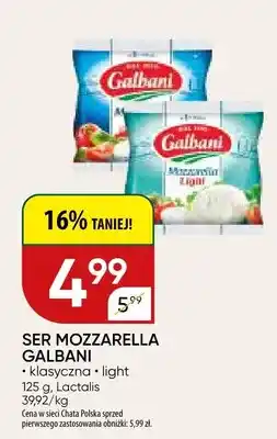 Chata Polska Ser mozzarella klasyczna light oferta