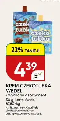 Chata Polska Krem czekotubka Wedel oferta