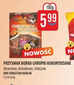 MOKPOL Przysmak Bobra chrupki kukurydziane oferta