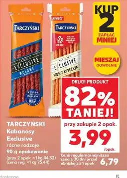Kaufland TARCZYNSKI Kabanosy Exclusive oferta