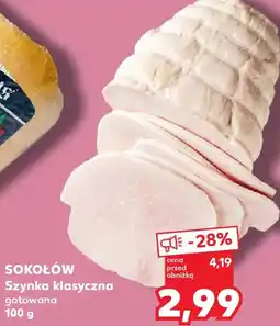 Kaufland Sokołów Szynka klasyczna oferta