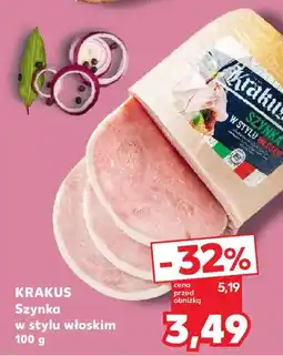 Kaufland Krakus Szynka w stylu włoskim oferta
