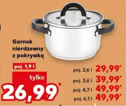 Kaufland Garnek nierdzewny z pokrywką oferta
