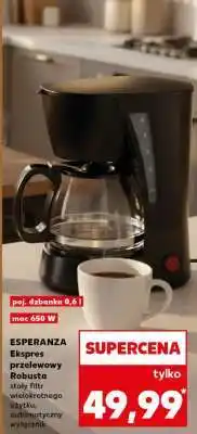 Kaufland ESPERANZA Ekspres przelewowy Robusta oferta