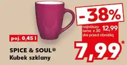 Kaufland SPICE & SOUL Kubek szklany oferta