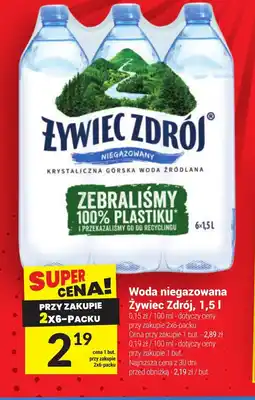 Twój Market Zywiec Zdrój woda niegazowana oferta