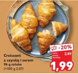 Kaufland Croissant z szynką i serem oferta