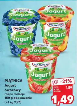 Kaufland Piątnica Jogurt owocowy oferta