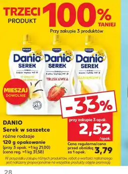 Kaufland Danio Serek w saszetce oferta