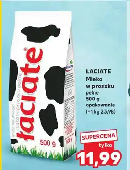 Kaufland Laciate Mleko w proszku pełne oferta