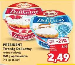 Kaufland PRÉSIDENT Twaróg Delikatny oferta