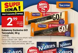 Twój Market Tarczyński Kabanosy Exclusive GO! oferta