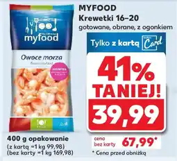 Kaufland MYFOOD Krewetki 16-20 oferta