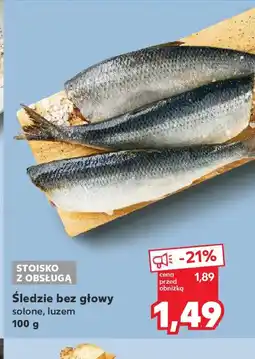 Kaufland Sledzie bez głowy oferta