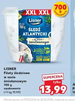 Kaufland Lisner Filety śledziowe oferta