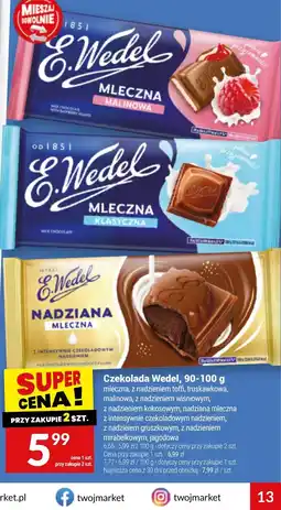 Twój Market E. Wedel Czekolada oferta