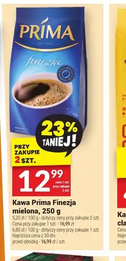 Twój Market Kawa Prima Finezja mielona oferta