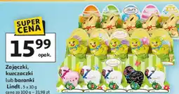 Auchan Czekoladki zajączki Lindt oferta