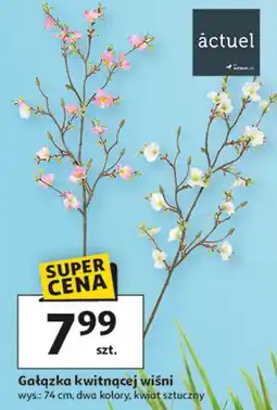 Auchan Gałązka kwitnącej wiśni 74 cm Actuel oferta