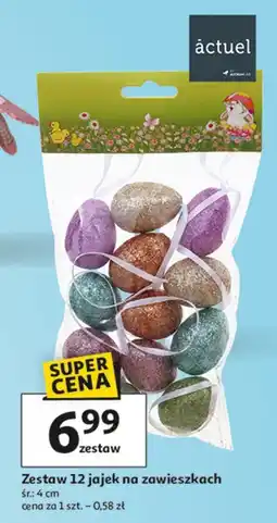 Auchan Zawieszki jajka 4 cm Actuel oferta