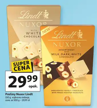 Praliny white chocolate Lindt Nuxor