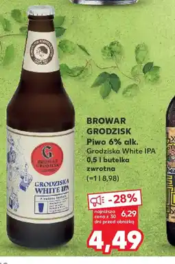 Kaufland Browar Grodzisk Piwo Grodziska White IPA oferta