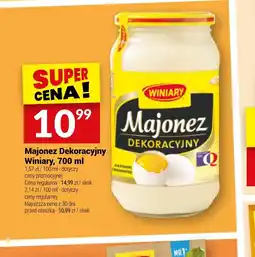 Twój Market Majonez Dekoracyjny Winiary oferta