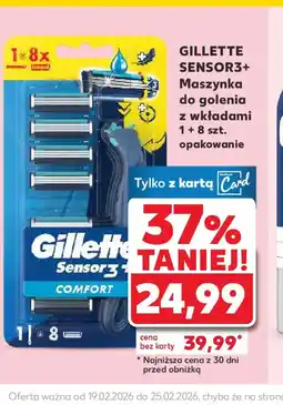 Kaufland Gillette Sensor3+ Maszynka oferta