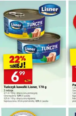 Twój Market Lisner Tuńczyk kawałki oferta
