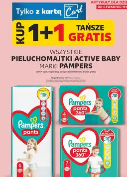 Kaufland Pampers Pieluchomajtki Active Baby oferta