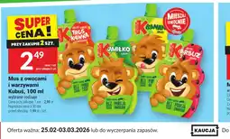 Twój Market Kubuś Mus z owocami i warzywami oferta