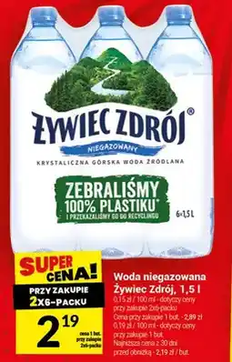 Twój Market Woda niegazowana Żywiec Zdrój oferta
