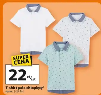 T-shirt polo chłopięcy