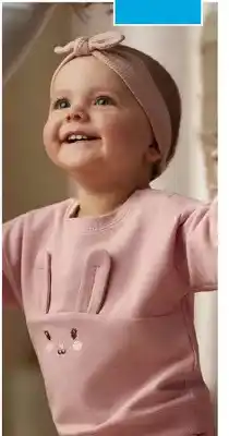 Pepco Bluza dresowa niemowlęca dziewczęca, z wysoką zawartością bawełny organicznej oferta